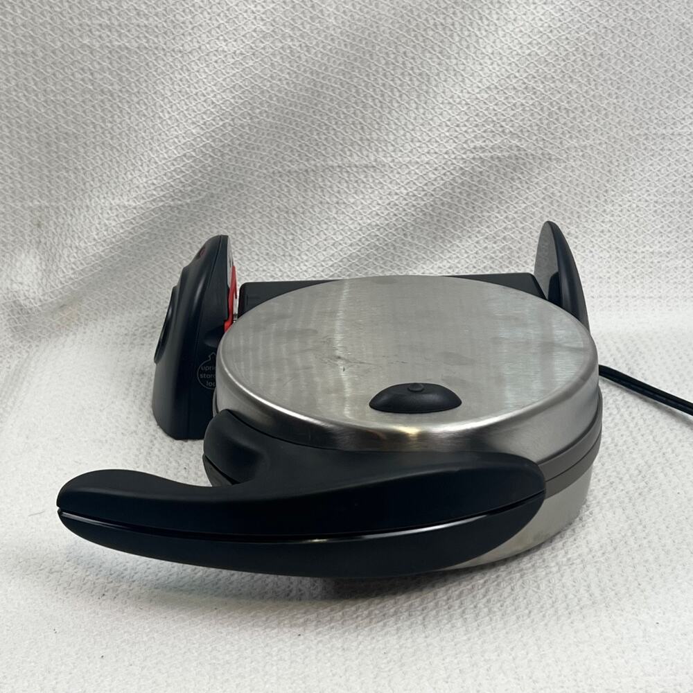 Presto FlipSide Belgian Waffle Maker 0351004 Ceramic Rotating Tested Working - Picture 8 of 14